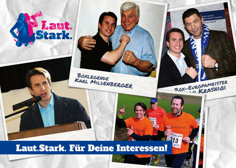 Wahlkampf-<wbr />Postkarte für Erstwähler