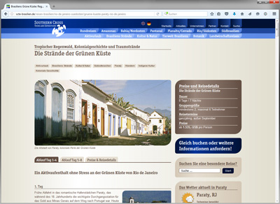 Website Southern Cross Tours & Expeditions